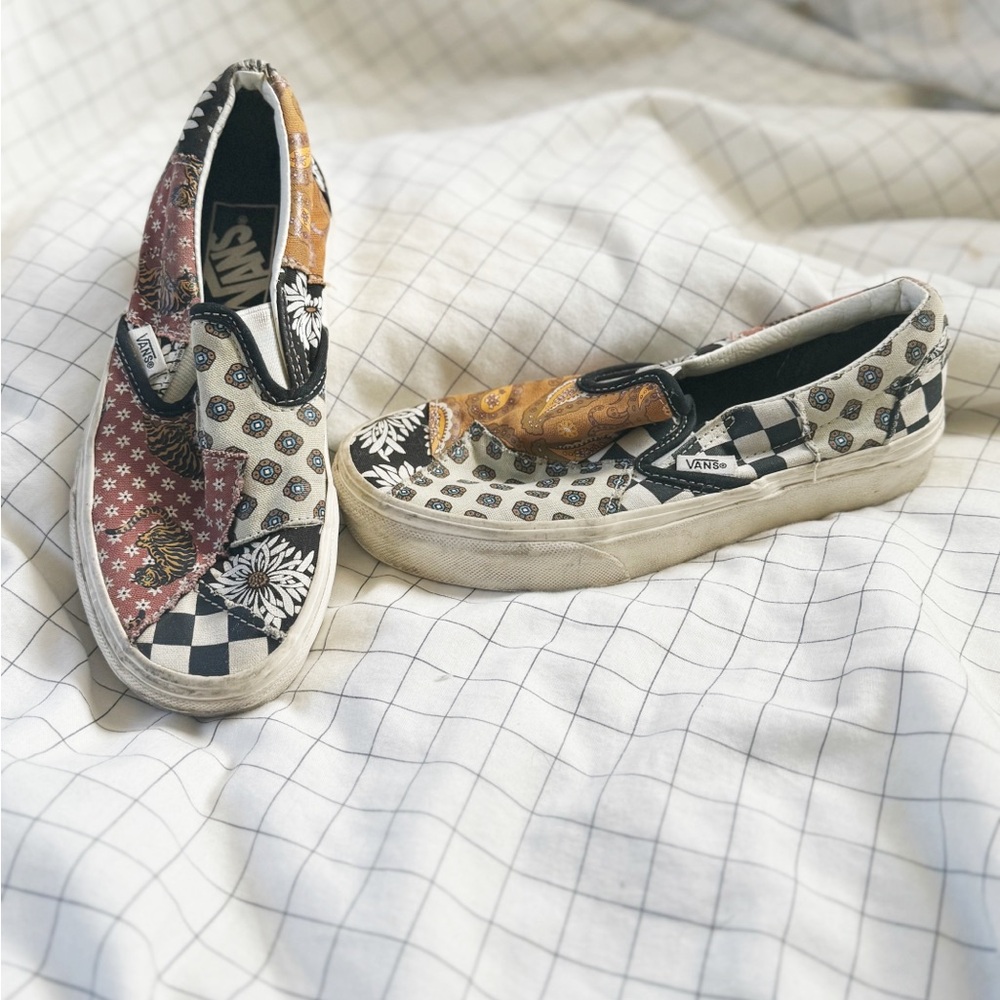 Tiger Patchwork Vans